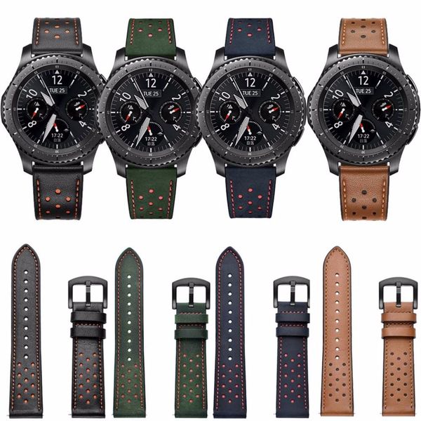 Maytir Genuine Leather Wristband Smart Strap Belt Band For Samsung Gear S2 Frontier Classic S3 Band Strap 22mm Watchband
Maytir Genuine Leather Wristband Smart Strap Belt Band For Samsung Gear S2 Frontier Classic S3 Band Strap 22mm Watchband