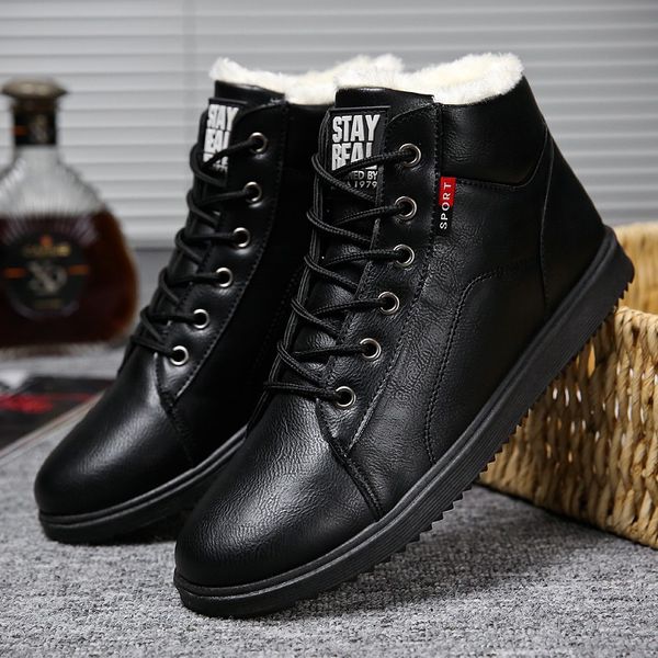 men boots warm plush mens winter shoes fashion men snow boots zipper male ankle black cotton inside shoes 756
men boots warm plush mens winter shoes fashion men snow boots zipper male ankle black cotton inside shoes 756
