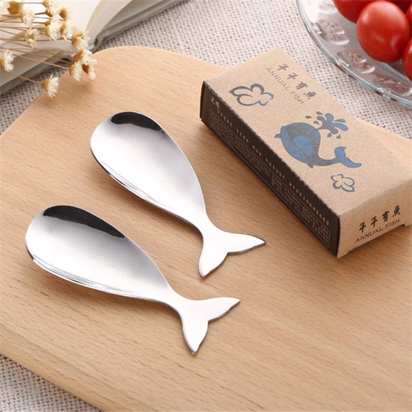 creative two pieces packed stainless steel 304 fish yogurt spoons fish ice cream spoons fish pudding spoons
creative two pieces packed stainless steel 304 fish yogurt spoons fish ice cream spoons fish pudding spoons