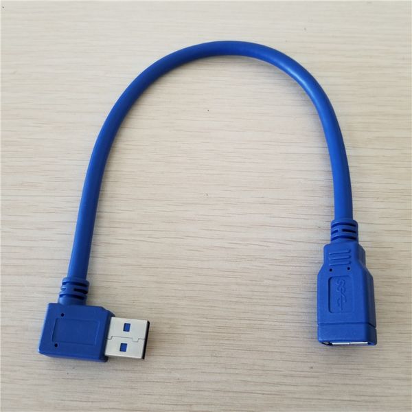 10pcs/lot 90 degree right angle usb 3.0 type a extension data cable male to female blue 30cm
10pcs/lot 90 degree right angle usb 3.0 type a extension data cable male to female blue 30cm
