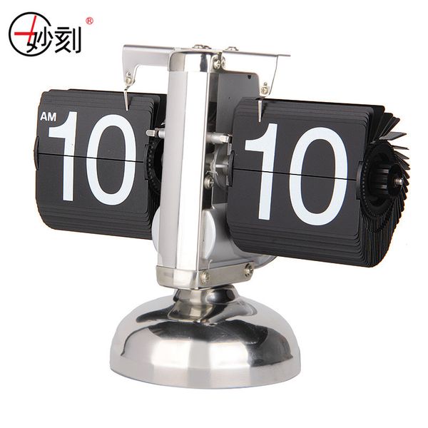 miao ke retro flip over clock metal table desk clock quartz balance auto digital desk table for home decor
miao ke retro flip over clock metal table desk clock quartz balance auto digital desk table for home decor