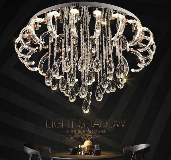 modern concise living room crystal lamp ceiling lamp led round creative home bedroom master bedroom light llfa
modern concise living room crystal lamp ceiling lamp led round creative home bedroom master bedroom light llfa