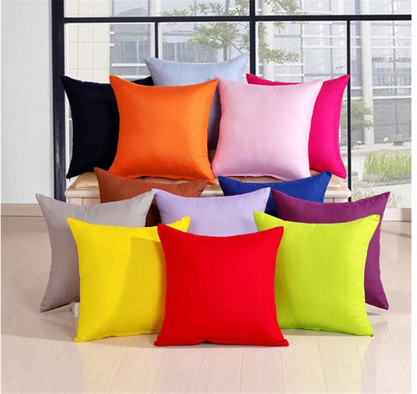 45*45cm Home Sofa Decor Pillowcase Candy Color Throw Pillow Case Cushion Covers Solid Color Home Office Decoration 
45*45cm Home Sofa Decor Pillowcase Candy Color Throw Pillow Case Cushion Covers Solid Color Home Office Decoration