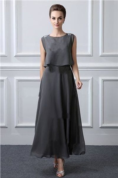 grey mother of the bride dresses plus size formal gowns evening wear ankle length wedding guest dress, Black;red
grey mother of the bride dresses plus size formal gowns evening wear ankle length wedding guest dress, Black;red