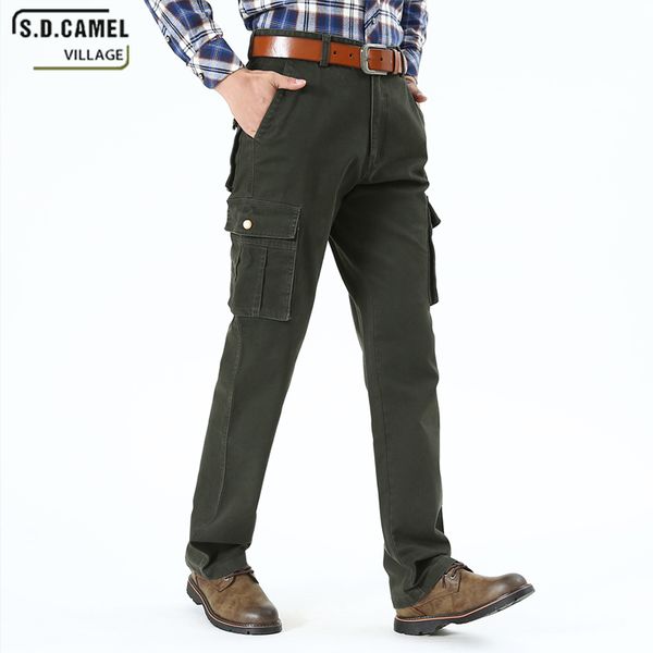 s.d.camel pocket leisure cargo pants men style solid color fashion cargo pants overalls high quality size 40 42, Black
s.d.camel pocket leisure cargo pants men style solid color fashion cargo pants overalls high quality size 40 42, Black