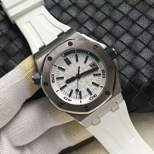 selling luxury watch special men black dial rubber band stainless steel automatic mechanical 15710st men mens watch watches, Slivery;brown
selling luxury watch special men black dial rubber band stainless steel automatic mechanical 15710st men mens watch watches, Slivery;brown