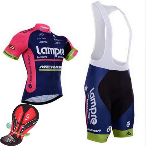 Cycling Jersey Sets sport ropa maillot ciclismo clothes Jerseys lampre merida cycling clothing mtb bike bicycle jersey wear quick dry