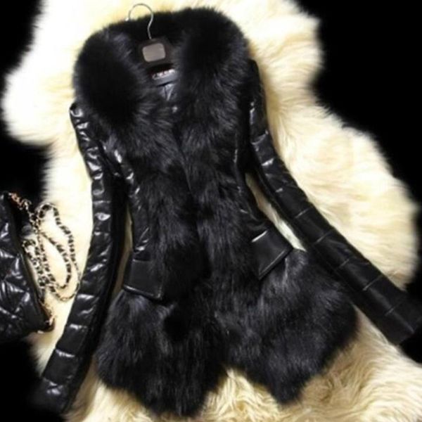 sale elegant winter imitated fur blend women female long sleeve faux fur collar slim jacket casual overcoat coat s-5xl t994, Black
sale elegant winter imitated fur blend women female long sleeve faux fur collar slim jacket casual overcoat coat s-5xl t994, Black