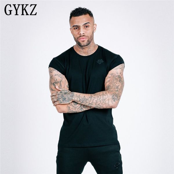 gykz brand 2018 new men clothing t shirt summer short sleeve o-neck casual slim tees, White;black
gykz brand 2018 new men clothing t shirt summer short sleeve o-neck casual slim tees, White;black