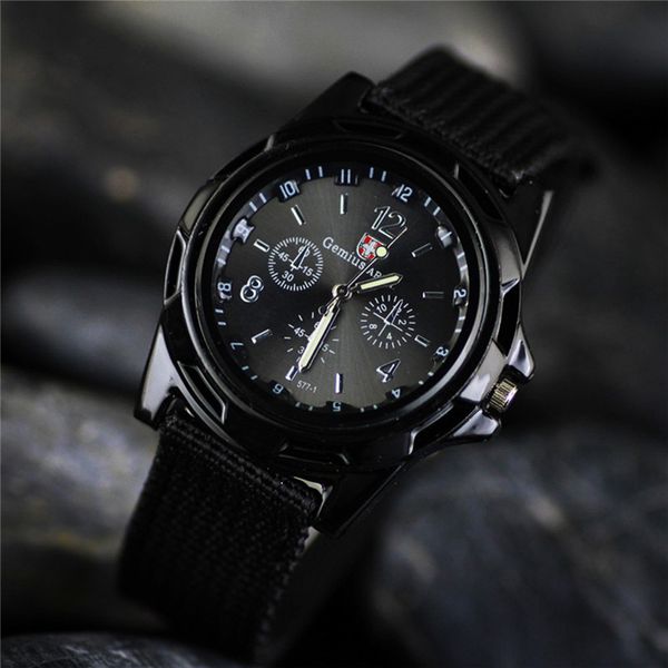 2017 new men quartz watch army soldier canvas strap fabric analog wrist watches sports clock wristwatches, Slivery;brown
2017 new men quartz watch army soldier canvas strap fabric analog wrist watches sports clock wristwatches, Slivery;brown