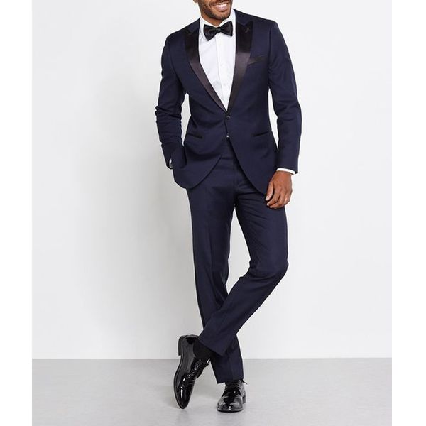 navy blue trim fit men suits for wedding wear two piece peaked lapel one button custom made groom tuxedos jacket pants, Black;gray
navy blue trim fit men suits for wedding wear two piece peaked lapel one button custom made groom tuxedos jacket pants, Black;gray