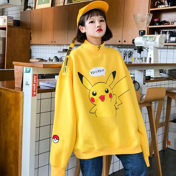 2017 new women japanese print pullover jumper cool streetwear ulzzang bf harajuku casual sweatshirt yellow oversize tops, Black
2017 new women japanese print pullover jumper cool streetwear ulzzang bf harajuku casual sweatshirt yellow oversize tops, Black