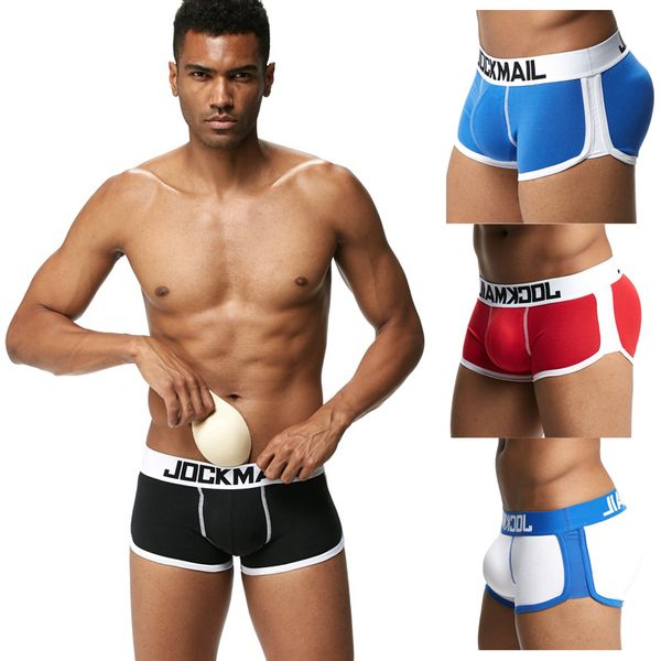 jockmail mens underwear boxer bulge gay pad front+back magic buttocks double removable push up cup, Black;white
jockmail mens underwear boxer bulge gay pad front+back magic buttocks double removable push up cup, Black;white