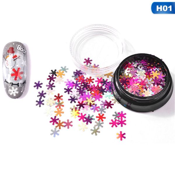 1 bottle mixed color snowflake sequins for nails 3d christmas decorations colorful paillett nail art tips autumn/winter, Silver;gold
1 bottle mixed color snowflake sequins for nails 3d christmas decorations colorful paillett nail art tips autumn/winter, Silver;gold