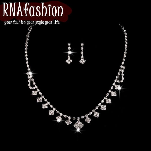 elegant crystal bridal jewelry sets necklace earrings jewelry sets for women wedding accessories, Silver
elegant crystal bridal jewelry sets necklace earrings jewelry sets for women wedding accessories, Silver