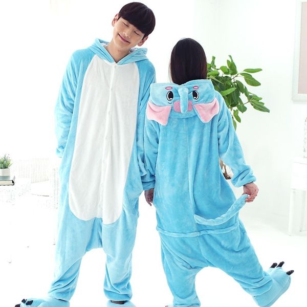 couple flannel pajamas cartoon blue elephant cosplay coral pajamas for men women nightwear clothing, Black;red
couple flannel pajamas cartoon blue elephant cosplay coral pajamas for men women nightwear clothing, Black;red