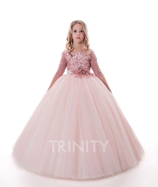 lovely pink lace tulle sleeves applique flower girl dresses girls' pageant dresses holidays/birthday dress/skirt custom size 2-14 df720, White;blue
lovely pink lace tulle sleeves applique flower girl dresses girls' pageant dresses holidays/birthday dress/skirt custom size 2-14 df720, White;blue