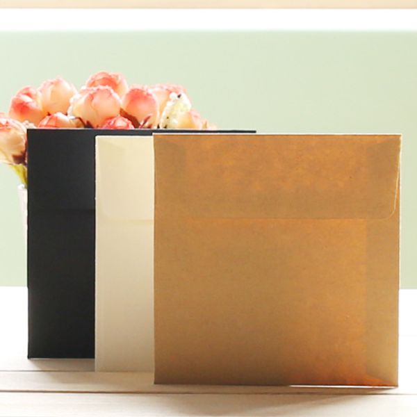 3pcs/pack 10*10cm kraft paper simple envelope 3 colors vintage retro solid color style for card scrapbooking sl1416
3pcs/pack 10*10cm kraft paper simple envelope 3 colors vintage retro solid color style for card scrapbooking sl1416