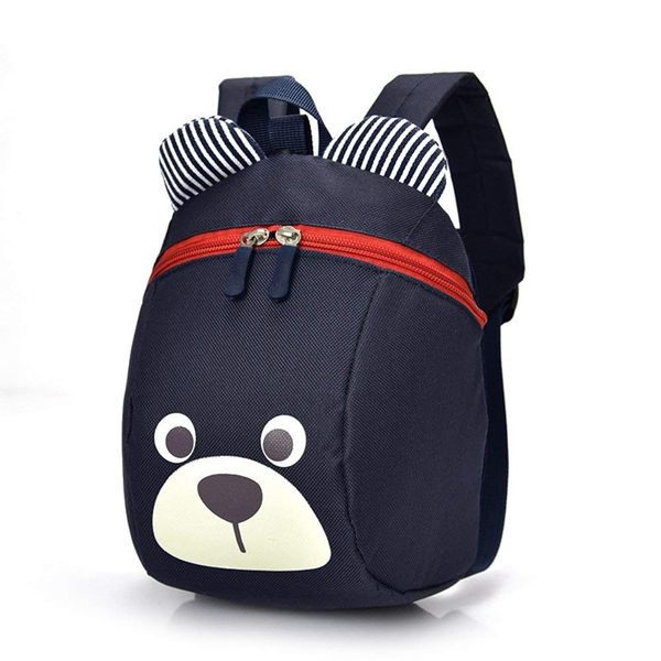 

korean cartoon bear children's school bag kindergarten boys and girls 1-5 years old baby bags anti-lost backpack rucksack clutch