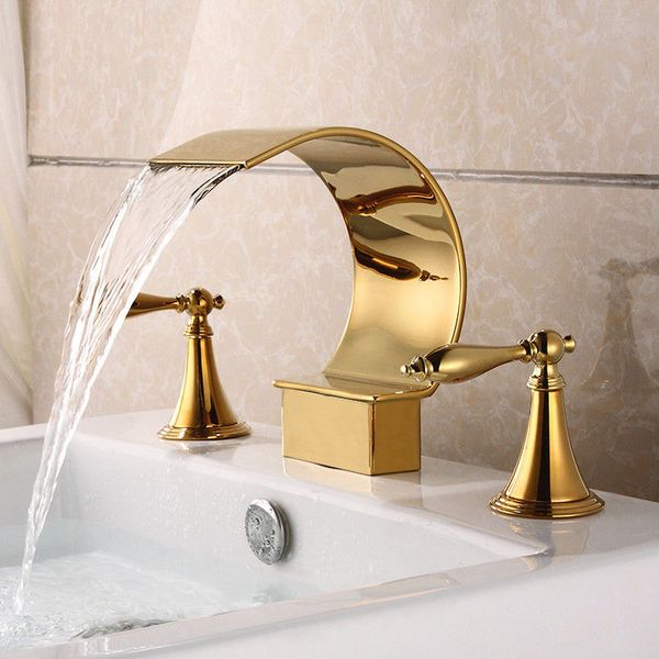 dual levers handles brass waterfall square 3 holes 8" widespread bathroom basin sink faucet spout mixer tap deck mount
dual levers handles brass waterfall square 3 holes 8" widespread bathroom basin sink faucet spout mixer tap deck mount