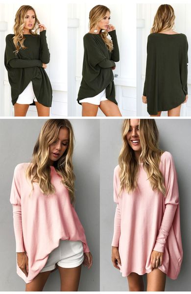 10 colors women casual loose batwing long sleeve tops winter knitting sweaters long sweater outwear lady clothing
10 colors women casual loose batwing long sleeve tops winter knitting sweaters long sweater outwear lady clothing