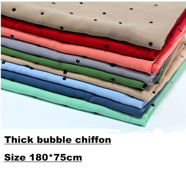 18 colors thick bubble chiffon beads/crystal scarf silk shawl scarf muslim hijab wrap plain islamic headwear abaya bandana, Blue;gray
18 colors thick bubble chiffon beads/crystal scarf silk shawl scarf muslim hijab wrap plain islamic headwear abaya bandana, Blue;gray