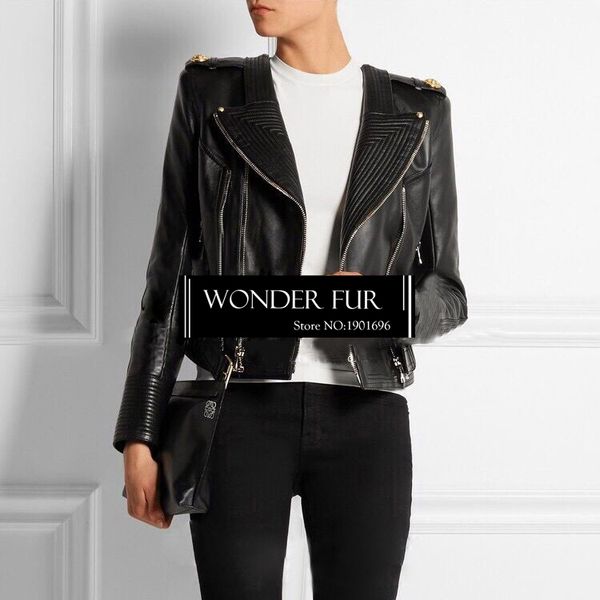 unique design real leather jacket for women genuine leather jacket exquisite process sheepskin coat with adjustable waist belt, Black
unique design real leather jacket for women genuine leather jacket exquisite process sheepskin coat with adjustable waist belt, Black