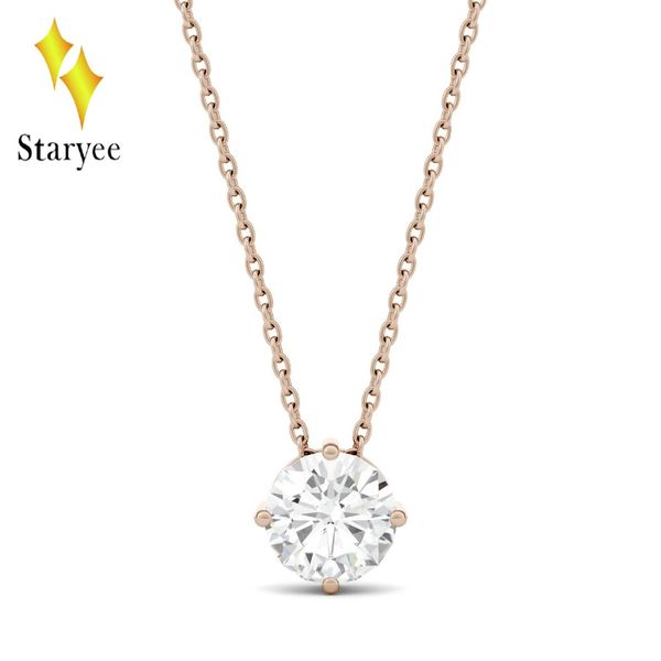 genuine 18k 750 rose gold 1ct hearts&arrows test positive lab grown moissanite diamond engagement pendant necklace chain women, Silver
genuine 18k 750 rose gold 1ct hearts&arrows test positive lab grown moissanite diamond engagement pendant necklace chain women, Silver