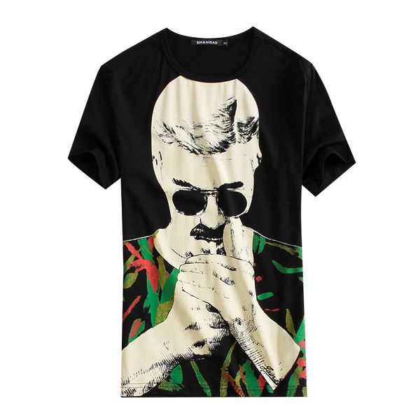 2018 summer fashion men's t shirt new arrival print o neck short sleeve t shirt mens clothes casual slim fit tees men m-5xl, White;black
2018 summer fashion men's t shirt new arrival print o neck short sleeve t shirt mens clothes casual slim fit tees men m-5xl, White;black