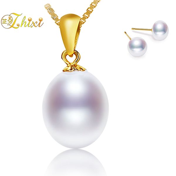 zhixi 18k yellow gold necklace pendant natural freshwater white 10-11mm drop pearl anniversary party gift women jewelry boxt2511, Black
zhixi 18k yellow gold necklace pendant natural freshwater white 10-11mm drop pearl anniversary party gift women jewelry boxt2511, Black