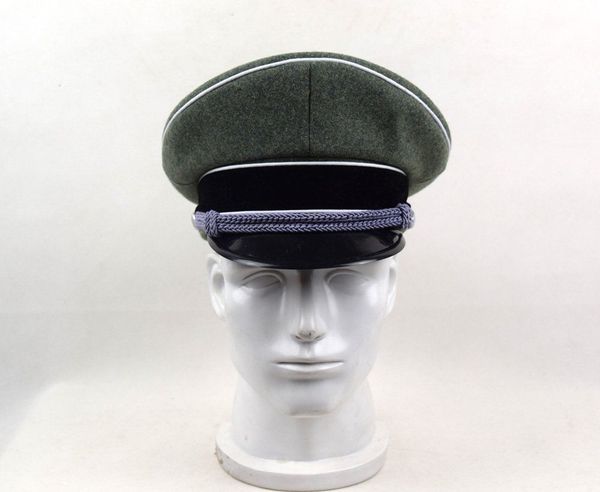 wwii german army elite officer hat officer army wool visor crusher cap - world store, Black;white
wwii german army elite officer hat officer army wool visor crusher cap - world store, Black;white