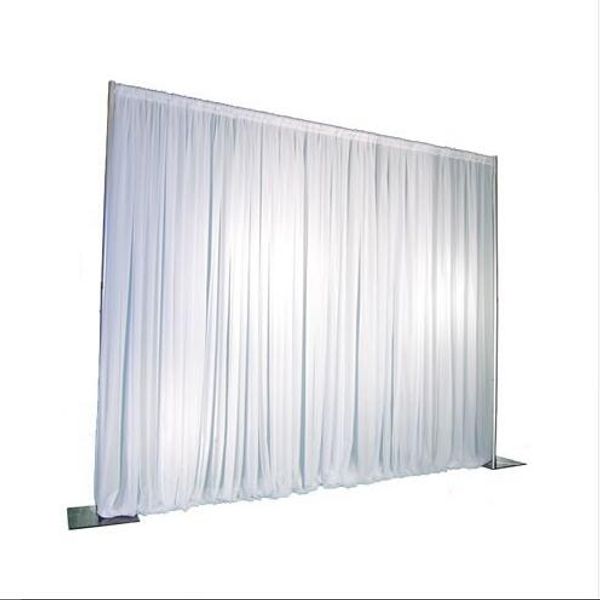 1 sets of 3m*3m pipe and drape/ wedding drapery pipe stand/wedding decor pipe and drape/stainess steel wedding backdrop stand 
1 sets of 3m*3m pipe and drape/ wedding drapery pipe stand/wedding decor pipe and drape/stainess steel wedding backdrop stand