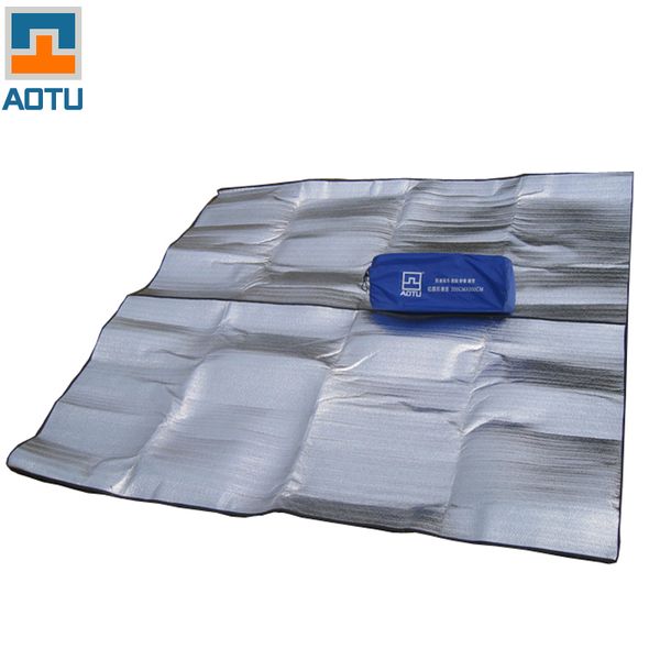 aotu new 200*200cm aluminum backing insulating insulation foam camping mat blanket cushion pad for camping hiking ing
aotu new 200*200cm aluminum backing insulating insulation foam camping mat blanket cushion pad for camping hiking ing