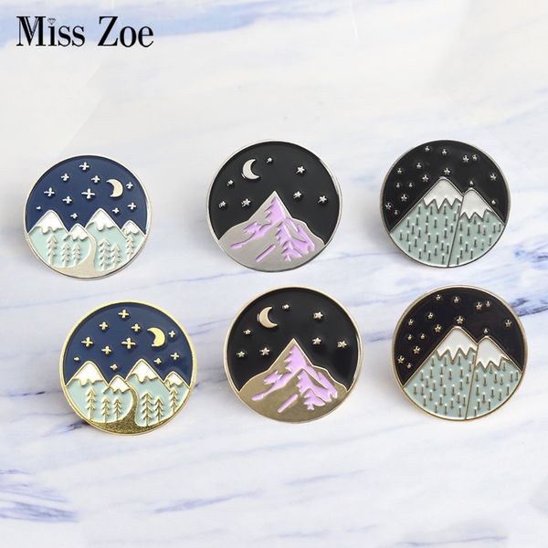 snow mountain enamel pins gold silver starry night moon badge brooch lapel pin denim jeans shirt bag nature jewelry gift for kid, Gray
snow mountain enamel pins gold silver starry night moon badge brooch lapel pin denim jeans shirt bag nature jewelry gift for kid, Gray