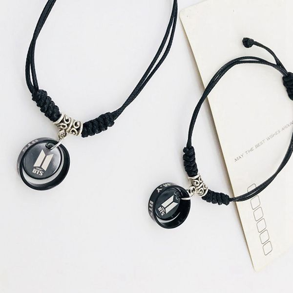 1pcs new kpop fan bts army jimin bracelets bangtan boys friendship boys and girls wristband, Black
1pcs new kpop fan bts army jimin bracelets bangtan boys friendship boys and girls wristband, Black