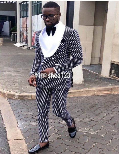 groom tuxedos double breasted navy blue dot shawl lapel groomsmen man suit mens wedding suits (jacket+pants+tie) no:1259, Black;gray
groom tuxedos double breasted navy blue dot shawl lapel groomsmen man suit mens wedding suits (jacket+pants+tie) no:1259, Black;gray