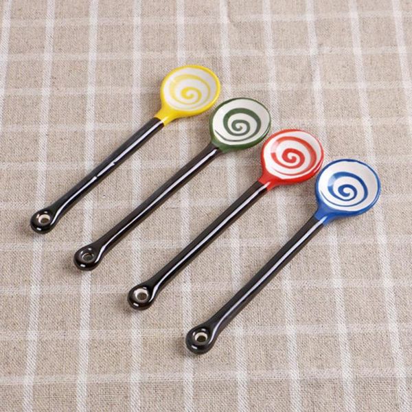 cute lollipop ceramic spoon comfortable handle child spoons creative coffee jam soup spoon dinnerware tableware na04
cute lollipop ceramic spoon comfortable handle child spoons creative coffee jam soup spoon dinnerware tableware na04