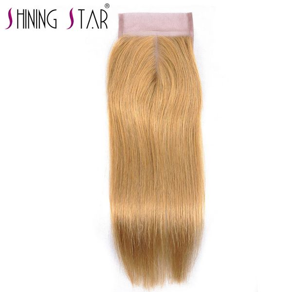 honey blond brazilian straight hair color 27 4*4 swiss lace closure middle part 100% human hair extension shining star non remy, Black;brown
honey blond brazilian straight hair color 27 4*4 swiss lace closure middle part 100% human hair extension shining star non remy, Black;brown