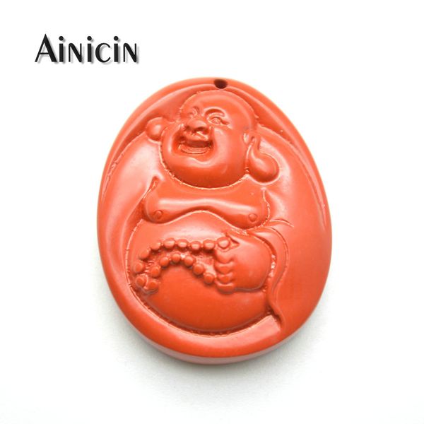 5pcs natural cinnabar pressed 26x34mm laughing buddha pendants fashion women necklace making findings, Black
5pcs natural cinnabar pressed 26x34mm laughing buddha pendants fashion women necklace making findings, Black