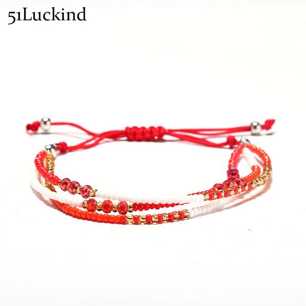 fashion 6 color hand braided red rope bracelet small seed beads string braclet multialyer braslet for women girls lucky jewelry, Golden;silver
fashion 6 color hand braided red rope bracelet small seed beads string braclet multialyer braslet for women girls lucky jewelry, Golden;silver