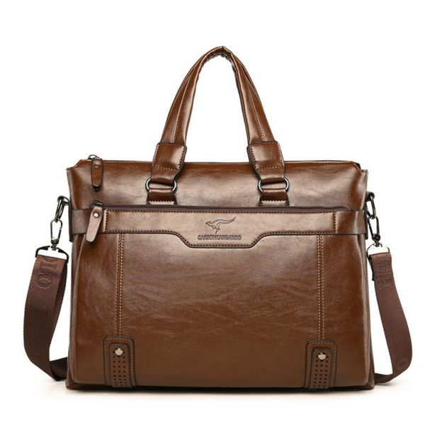 Деловые сумки мужские портфели Модные коричневые сумки на ремне Сумки большой ем
Деловые сумки мужские портфели Модные коричневые сумки на ремне Сумки большой ем