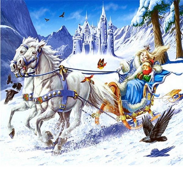 diy diamond painting cross stitch kit rhinestone mosaic home decoration horse snow mountain castle full round diamond embroidery yx2405
diy diamond painting cross stitch kit rhinestone mosaic home decoration horse snow mountain castle full round diamond embroidery yx2405