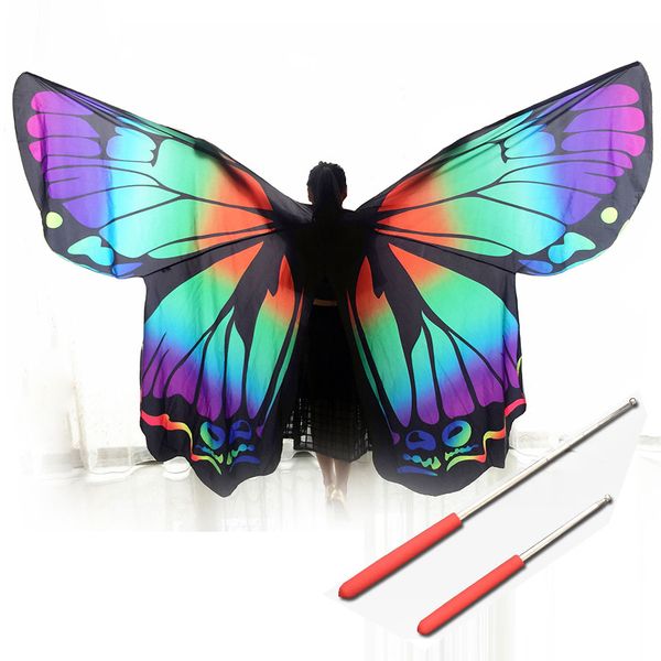 belly dancing prop colorful butterfly isis wings for belly dance with sticks, Black;red
belly dancing prop colorful butterfly isis wings for belly dance with sticks, Black;red