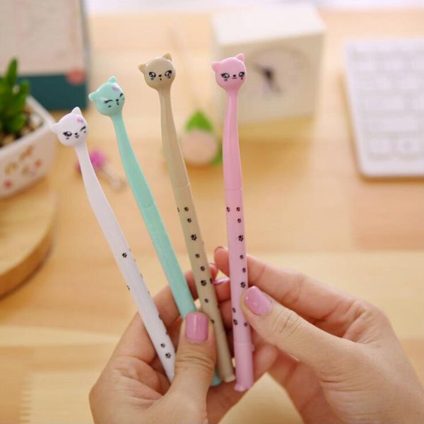 gel pen diy office stationery and school supplies smooth writing black and blue ink 0.5mm pen 4pcs colored cat shell
gel pen diy office stationery and school supplies smooth writing black and blue ink 0.5mm pen 4pcs colored cat shell
