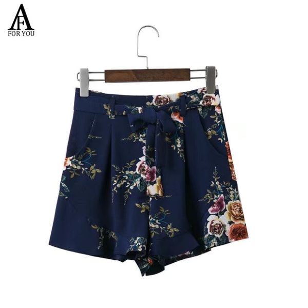 2017 summer bohemian floral print women chiffon shorts stretch high waist casual women short pants bottoms with sashes, White;black
2017 summer bohemian floral print women chiffon shorts stretch high waist casual women short pants bottoms with sashes, White;black