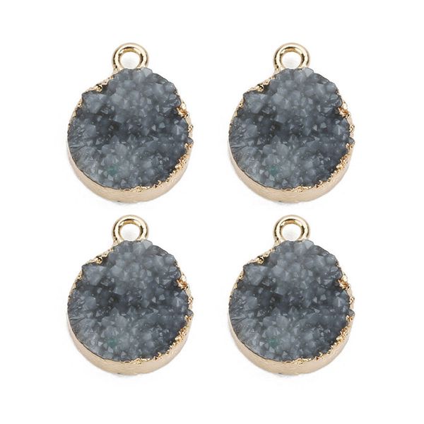 xinyao 5pcs/lot 13.5mm diameter resin druzy quartz charms 13 colors round pendant charms for bracelet diy jewelry making f7942, Blue;slivery
xinyao 5pcs/lot 13.5mm diameter resin druzy quartz charms 13 colors round pendant charms for bracelet diy jewelry making f7942, Blue;slivery