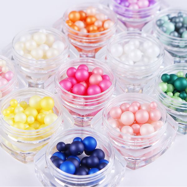 1 box seashell pearl nail rhinestone colorful matte bead multi-size diy manicure 3d nail art decoration, Silver;gold
1 box seashell pearl nail rhinestone colorful matte bead multi-size diy manicure 3d nail art decoration, Silver;gold