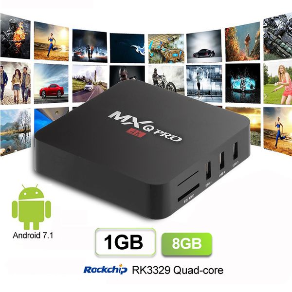 

Android 7.1 ТВ-бокс RK3229 1 ГБ 8 ГБ MXQ Pro HDMI 4 К Smart TV Box Quad-Core 2.4 Г WIFI Set Top Box