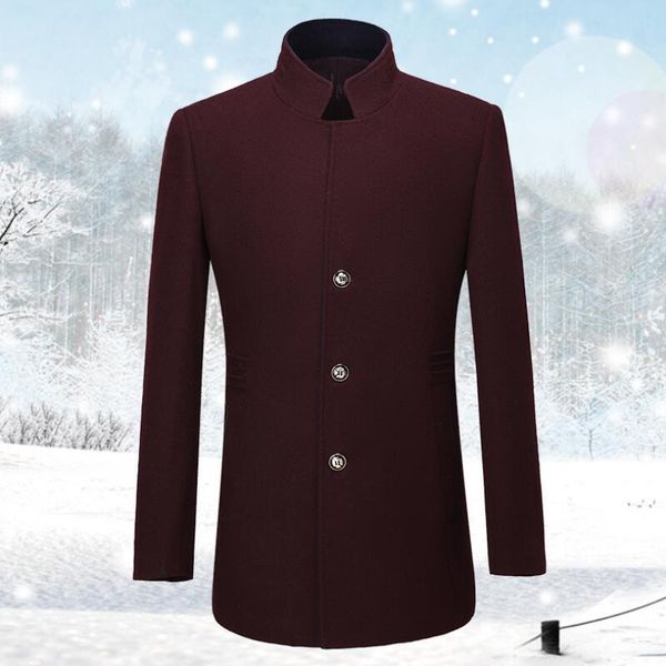 autumn and winter wool coat men's long woolen thickening tank mens overcoat blazer jacket parkas, Black
autumn and winter wool coat men's long woolen thickening tank mens overcoat blazer jacket parkas, Black