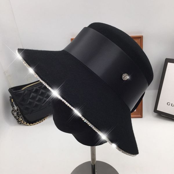 winter drill eaves french retro black show face young british hepburn wool hat bell-shaped basin fisherman hat bucket hats, Blue;gray
winter drill eaves french retro black show face young british hepburn wool hat bell-shaped basin fisherman hat bucket hats, Blue;gray